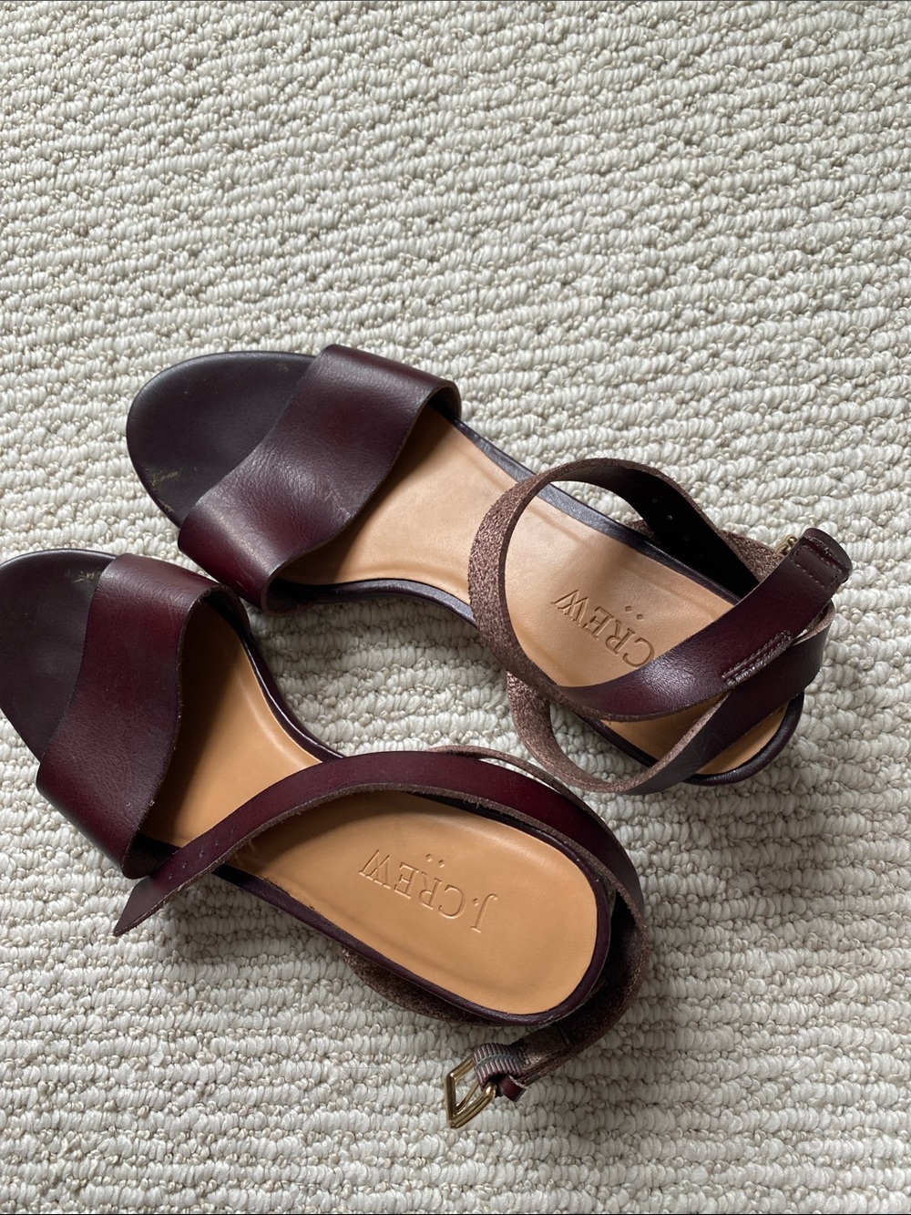 J. Crew Women's Leather Strap Sandals